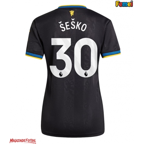 Manchester United Benjamin Sesko #30 Tricou Fotbal Replică 2025-26 Femei Treilea Manchester United Benjamin Sesko #30 Tricou Fotbal Replică 2025-26 Femei Treilea
